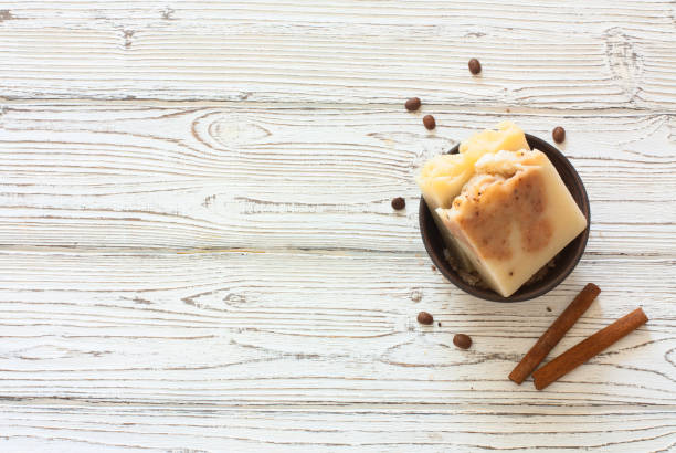 istock Two bars of handmade soap 692412594