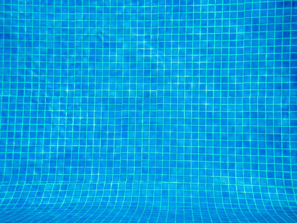 Full frame shot of a swimming pool  from a high point of view
