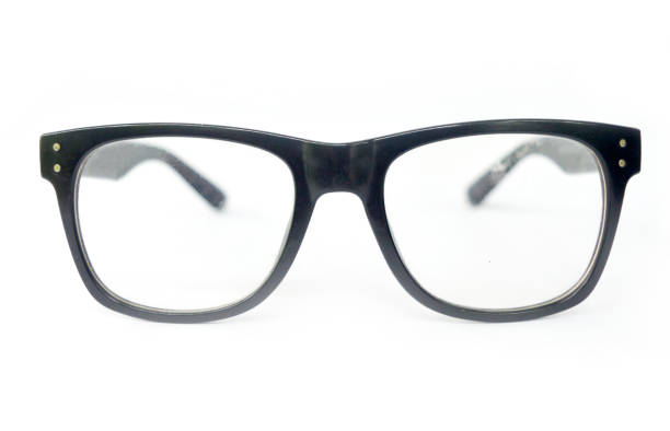 istock Close-Up Of Eyeglasses Against White Background 692444566
