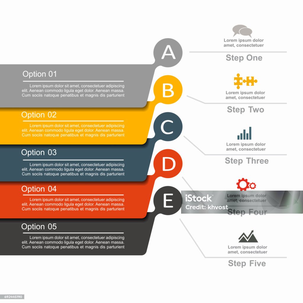 Infographic For Text Infographic Design Template With Place For Your Text Vector ...