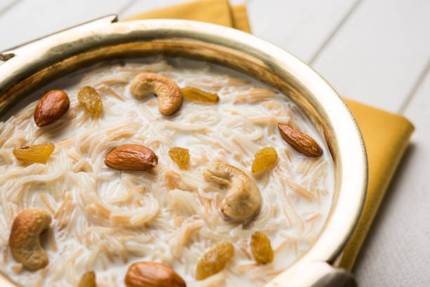 istock Most famous Indian sweet pudding Kheer or semiya khir in a bowl.Selective focus 692448478