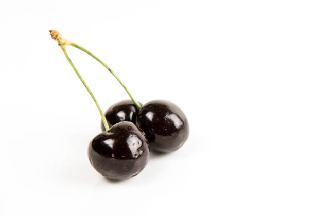 istock Fresh delicious dark red cherry fruits. 692458658