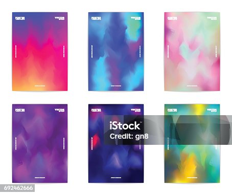 istock Collection of six poster templates 692462666