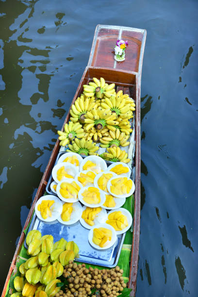 istock Floating markets in Damnoen Saduak, Thailand. 692476886