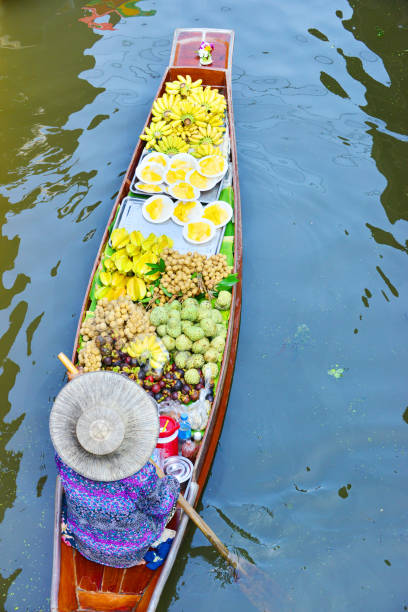 istock Traditional floating market , Thailand. 692479376