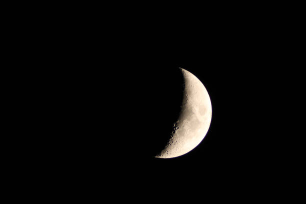istock A young moon in the growing phase, in the first quarter. 692479948