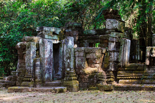 istock Temple ruins. Temple of Angkor wat 692482556