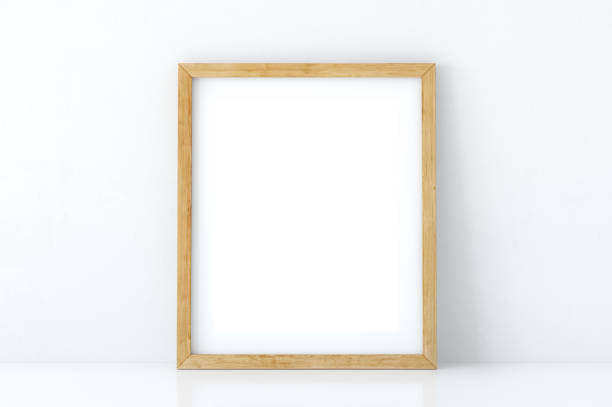istock mock up posters in living room interior. Interior scandinavian style. 3d rendering, 3d illustration 692485650