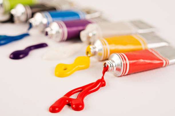 istock colourful oil paints on white paper 692486288