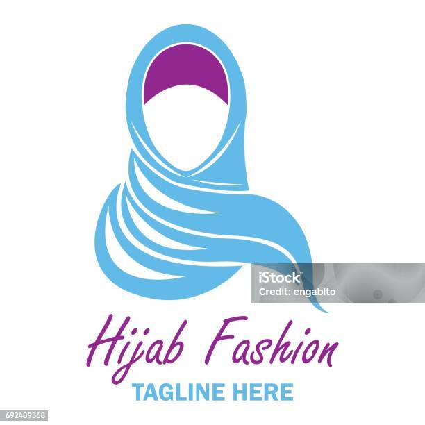 Hijab Icon With Text Space For Your Slogan Tag Line Vector Illustration Stock Illustration - Download Image Now