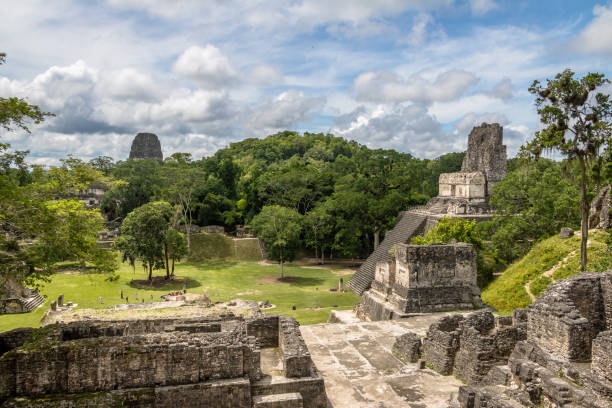 istock Mayan Temple II at Tikal National Park - Guatemala 692496322