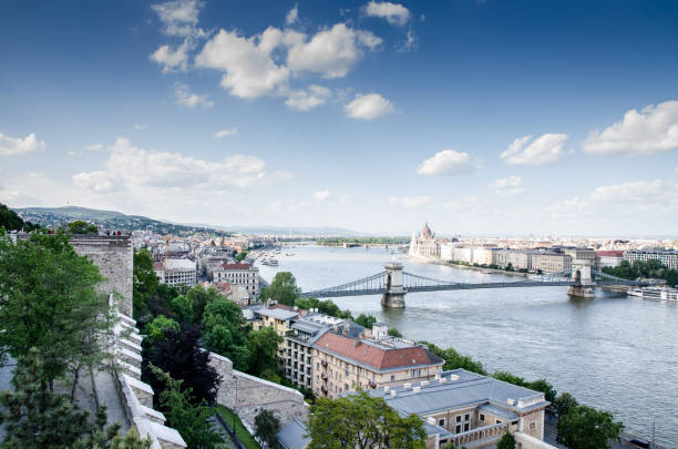 istock Danude River and Pest side of Budapest seen from Buda Side 692502330
