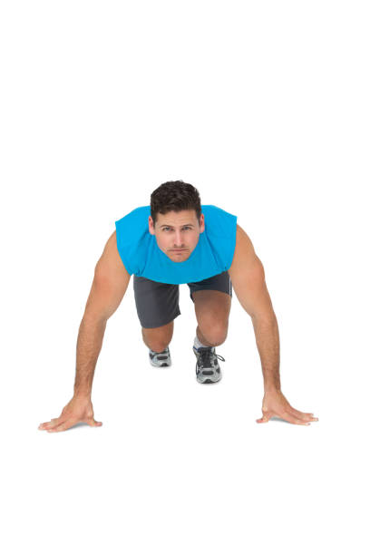 istock Portrait of a determined young man doing push ups 692506930