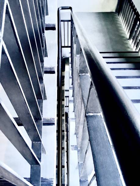 istock Empty White Stairs of A Modern Building 692509670