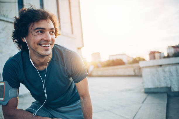 istock Young sportsman outdoors at sunrise 692510704