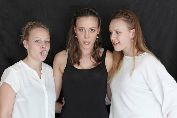 istock Bubble Gum Is Fun For Sisters 692513396