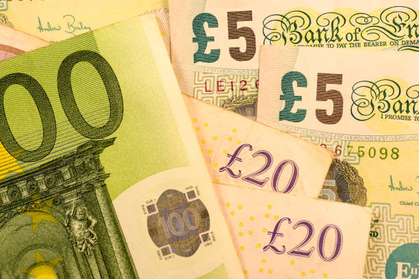 istock Close up USD and EUR, Dollar and Euro currency note 692520368