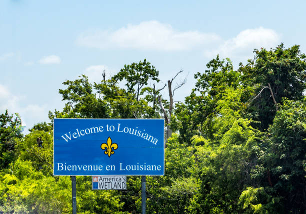 istock welcome to louisiana sign 692530156