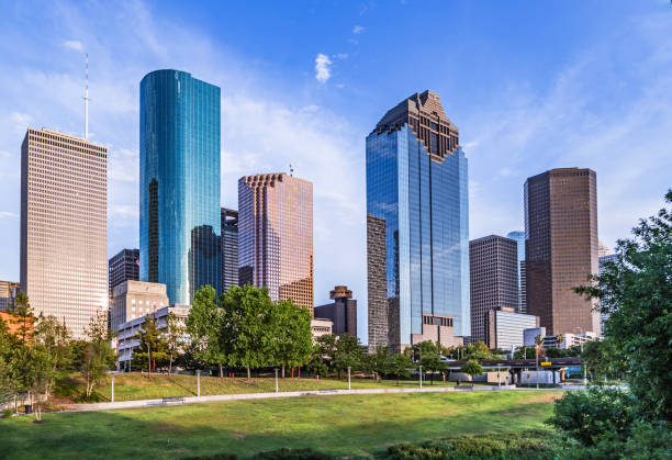 istock skyline of houston in sunset 692530356