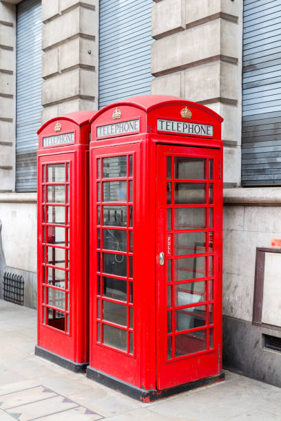 istock Traditional red telephone box in London, UK 692532778