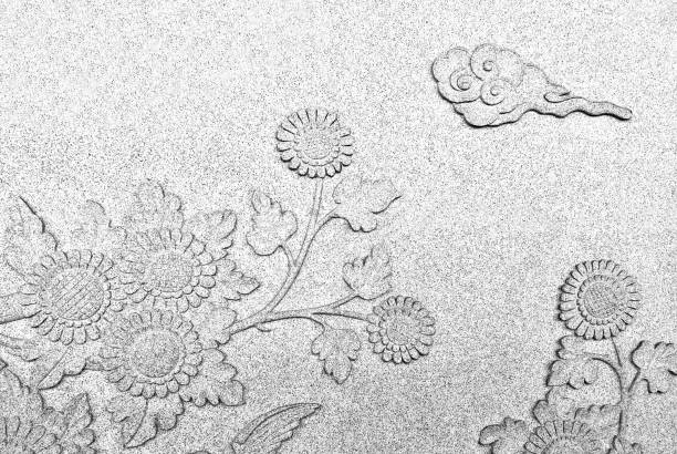 Ornament on the columns of Russian buildings