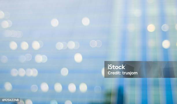 Abstract Background Blur Bokeh Reflection Of Building Stock Photo - Download Image Now