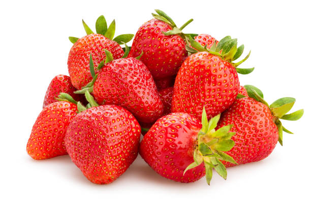 strawberry strawberry isolated strawberry stock pictures, royalty-free photos & images
