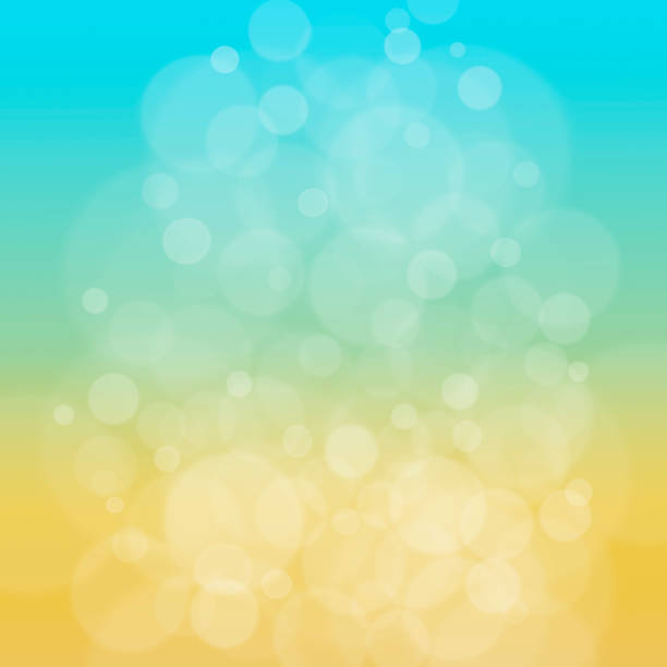Summer abstract blue yellow background. Summer yellow abstract blue blurred motion background with copy space for text. yellow background illustrations stock illustrations