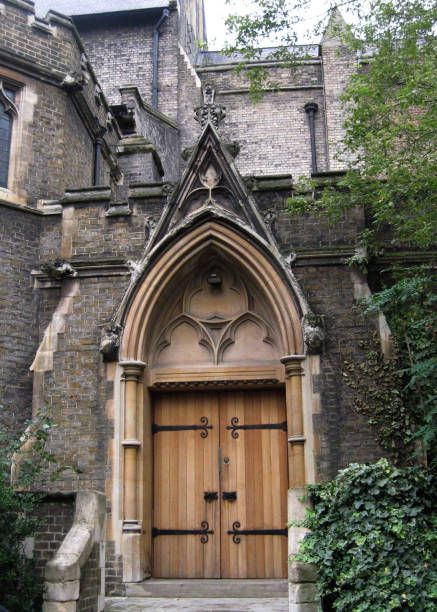 istock Old Doorway in London 692556522