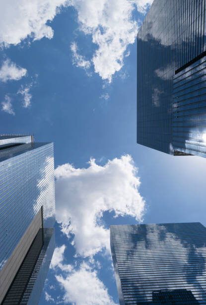 istock Seoul cityscape Low angle view 692560024