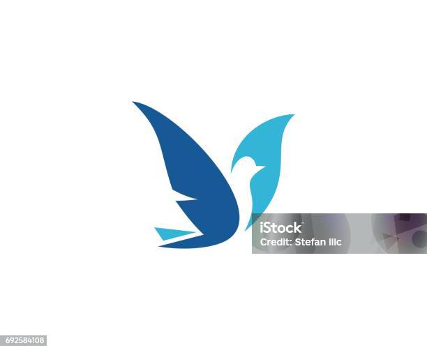 Bird Icon Stock Illustration - Download Image Now - Logo, Bird, Sparrow