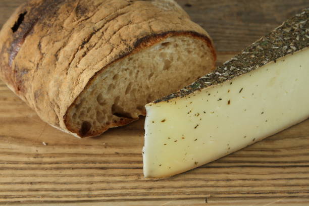 istock Traditional Swiss cheese with homemade bread 692591084