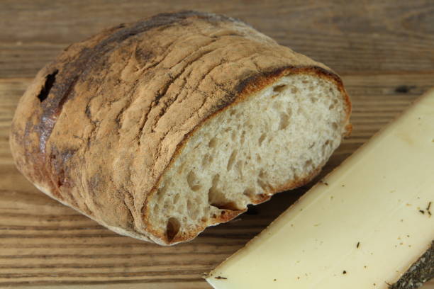 istock Traditional Swiss cheese with homemade bread 692591174