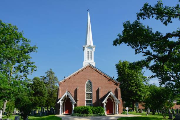Photograph of a scenic country church in Virginia.
