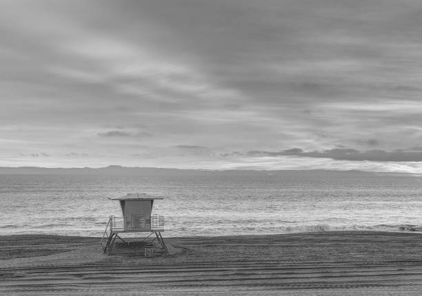 istock Lifeguard Tower on a Cloudy Day 692605338