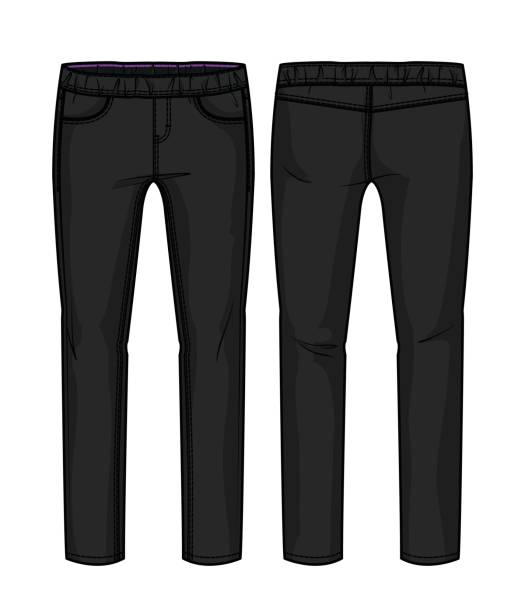 Pantalones Pitillo Negros Vectores Libres de Derechos - iStock Pantalones Pitillo Negros Vectores Libres de Derechos - iStock