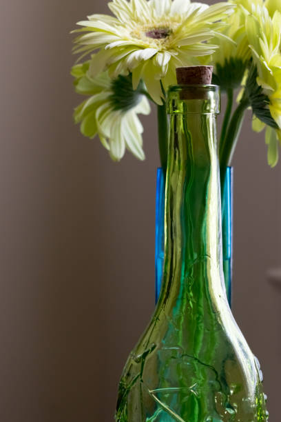 istock Flower in an aqua vase 692619386