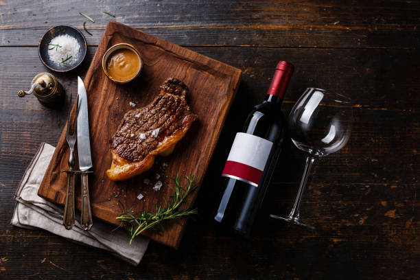 istock Steak Striploin with Pepper sauce 692634580