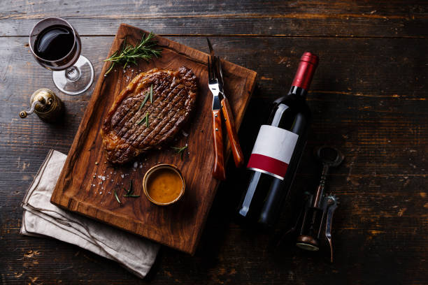 istock Grilled sliced Steak Rib eye with Pepper sauce 692634604