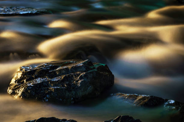istock Long Exposure of River Running Past Rocks 692638344