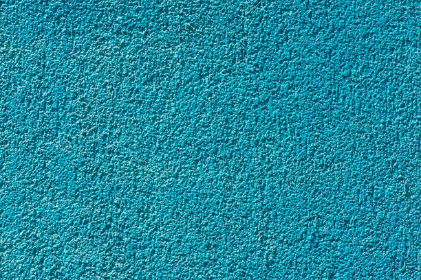 istock Blue plaster on the facade of a modern building background texture. 692650308