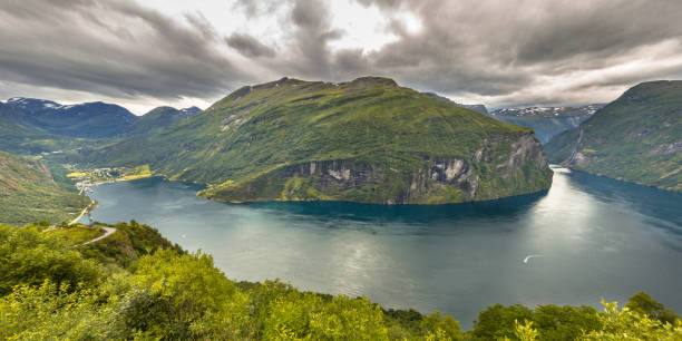 istock Panorama of Geirangerfjord seen from viewpoint 692654206