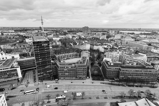 Aerial view Hamburg, Germany