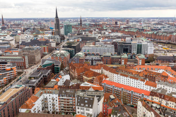 istock Aerial view Hamburg, Germany 692670618