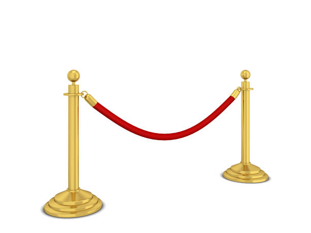 istock Golden stanchions 692673474