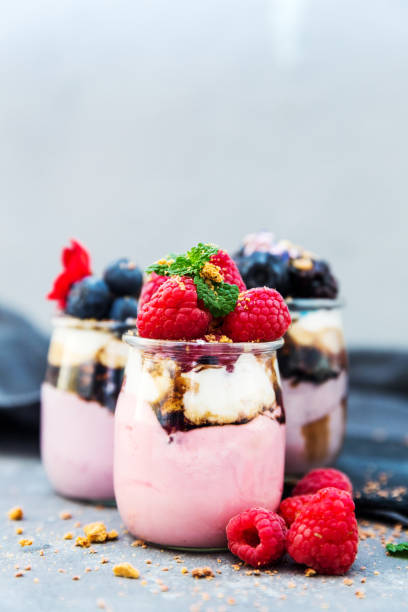 istock fresh black forest cherry dessert in a glass 692674042