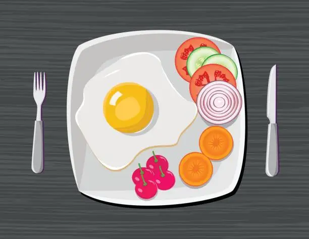 Vector illustration of Healthy Breakfast