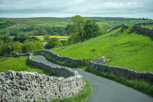 istock Country road in Yorkshire Dales 692681624