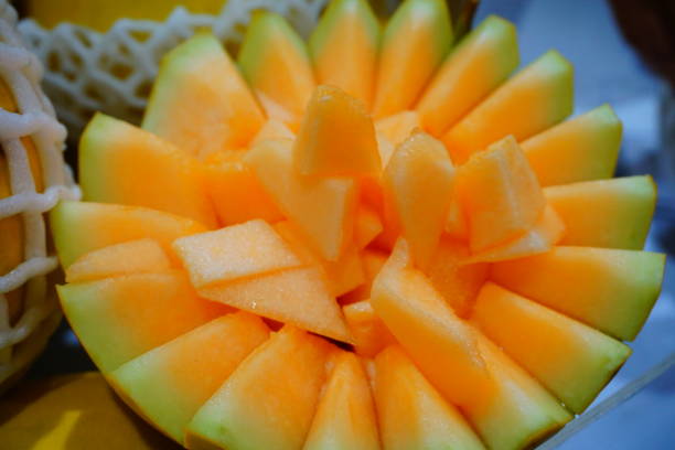 istock A group shoot of sliced cantaloupe melons 692699208