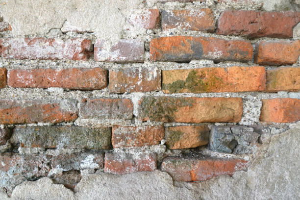 istock Brick wall taken from the ancient in Thailand. 692711402